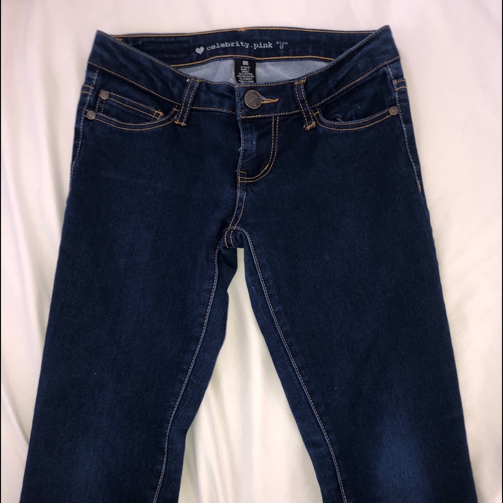 DARK WASH JEANS